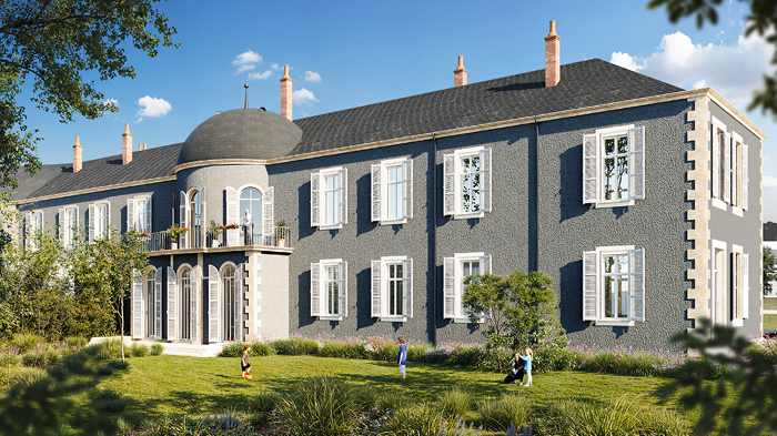 Le Parc 1854 – ancienne Banque de France réhabilitée, façade principale